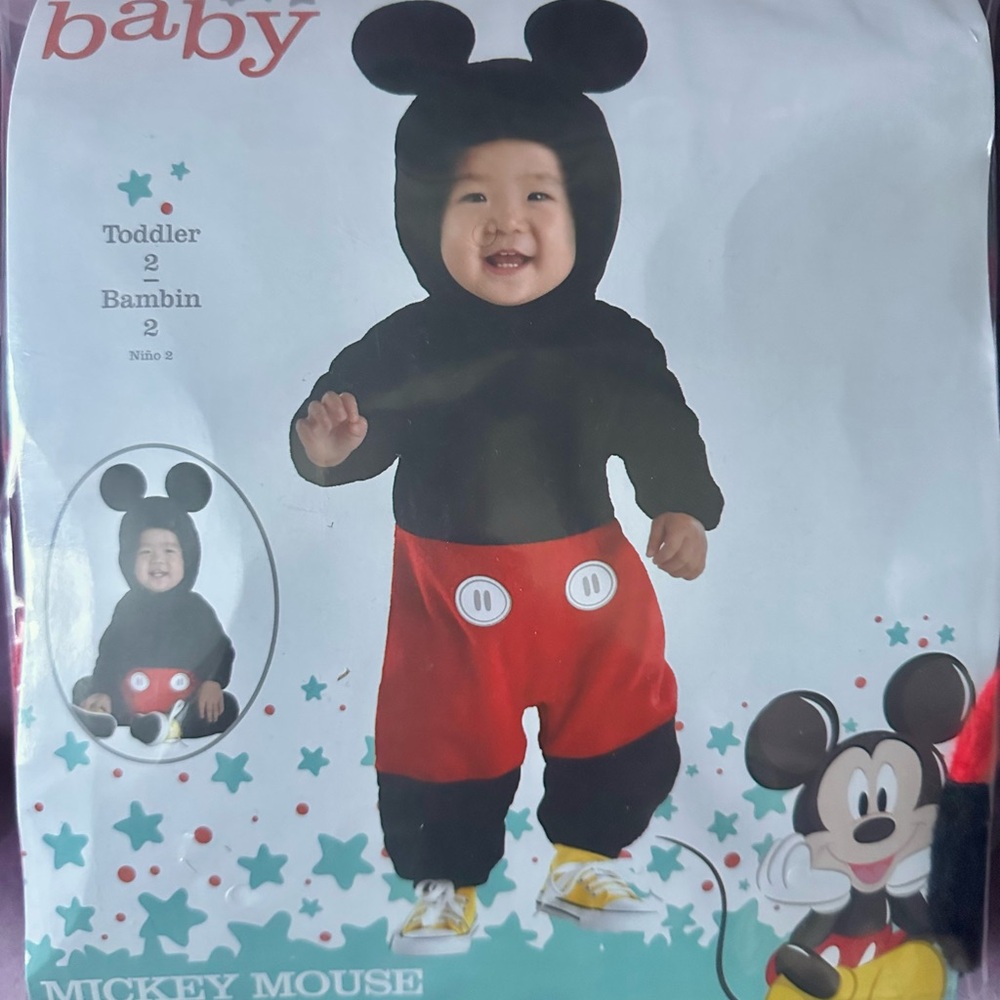 Disney Baby Black Outfit